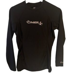 O’Neill performance fit medium long sleeve black swim skin UPF 50